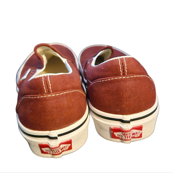 Vans Classic Maroon Slip-On Sneakers New Without Box Womens Size 7 - Picture 4 of 4